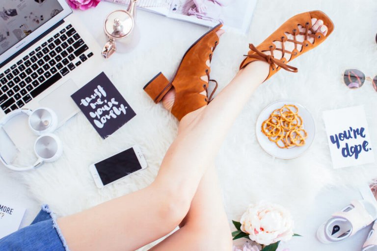flatlay productivity hacks for creatives