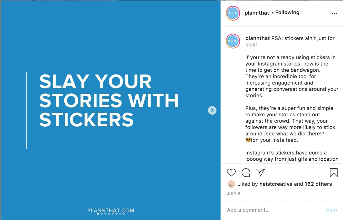 Instagram content idea #34 An educational carousel