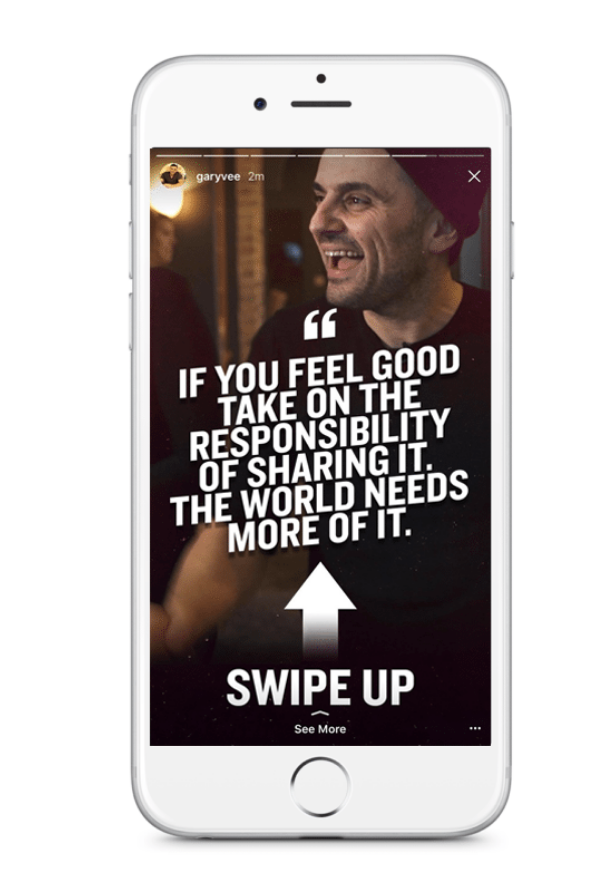 get people to swipe up