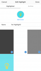 custom Instagram Highlights covers