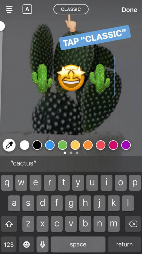 adding-neon-emojis-instagram-story-2
