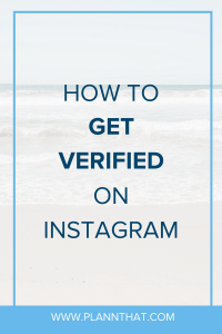 verified on Instagram