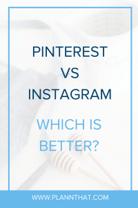 Pinterest vs Instagram