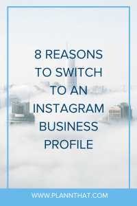 switch to an Instagram business profile