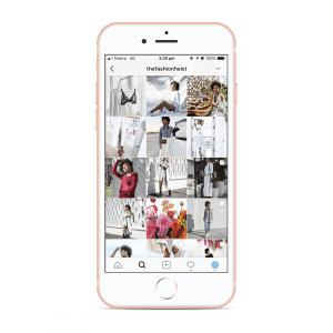 fashion Instagram grid