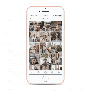 fashion Instagram grid