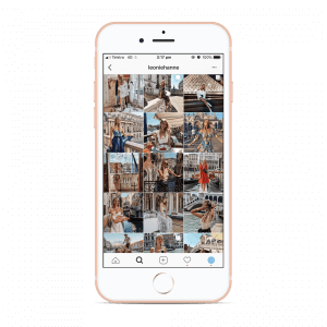 fashion Instagram grid