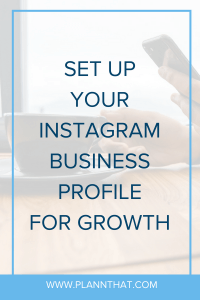 set up your Instagram Business profile