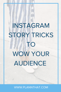 Instagram story tricks