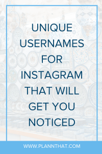 Creative Cool Names For Instagram For Girl