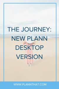 new Plann desktop version