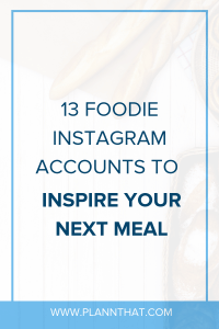 foodie Instagram accounts