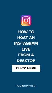 instagram live desktop