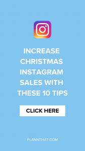 Christmas Instagram sales
