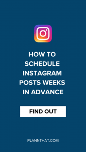 schedule Instagram posts 