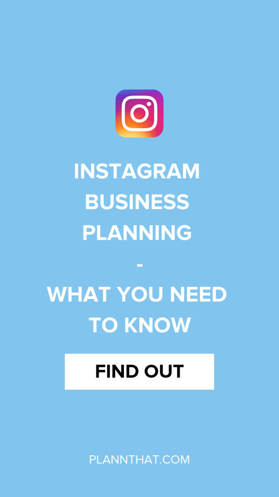 Instagram Business Planning