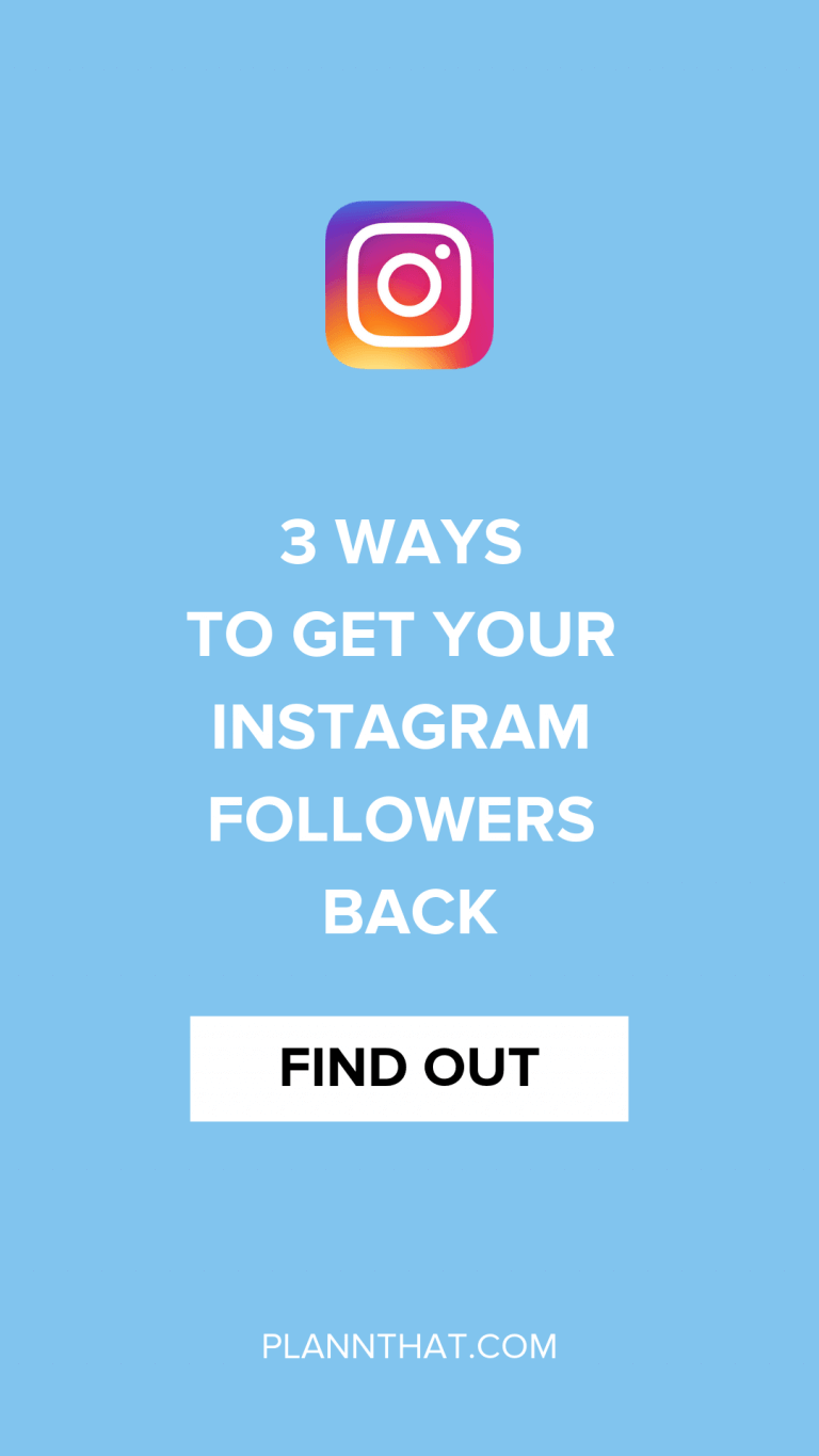 3 Smart Ways to Get Your Instagram Followers Back