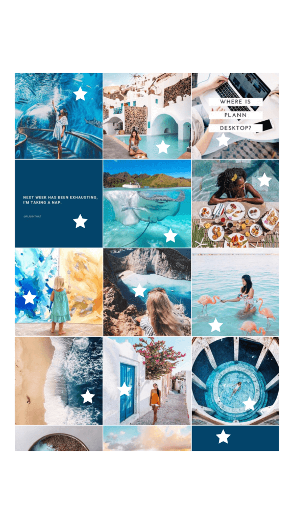 Plann Instagram grid