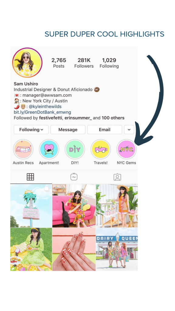 Instagram Story Highlights Are Part Of Your Bio