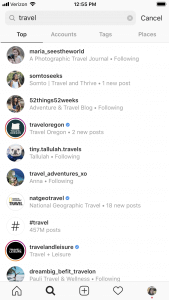 travel insta