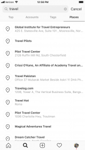 travel insta