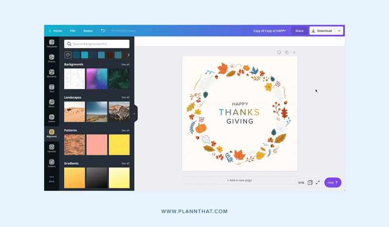 How to Create an Animated GIF on Canva