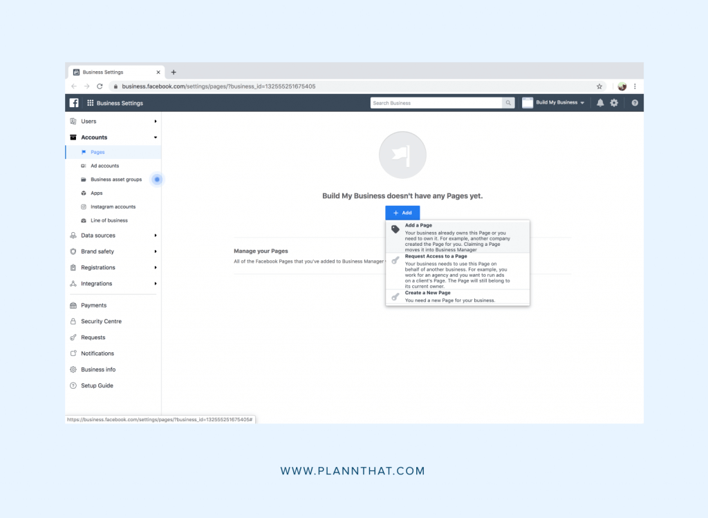 How To Set Up Facebook Business Manager For Your Page Instagram Account Plann How To Set Up Facebook Business Manager For Your Page Instagram Account Plann