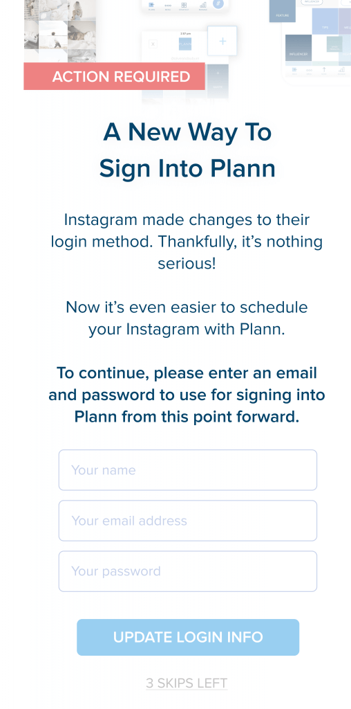 Sign in email