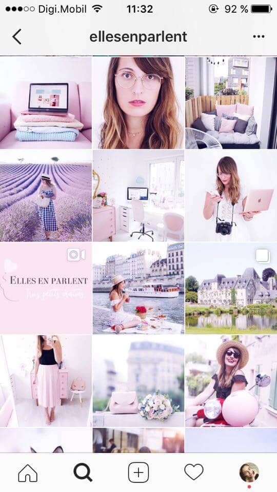Pretty In Pink Instagram Feed Theme