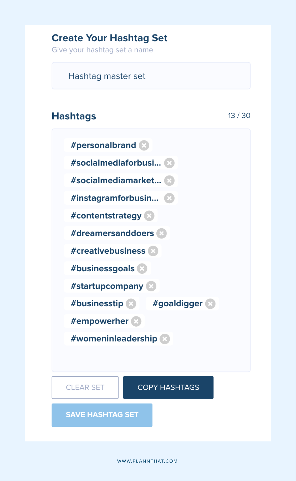 How to save time with hashtag collections