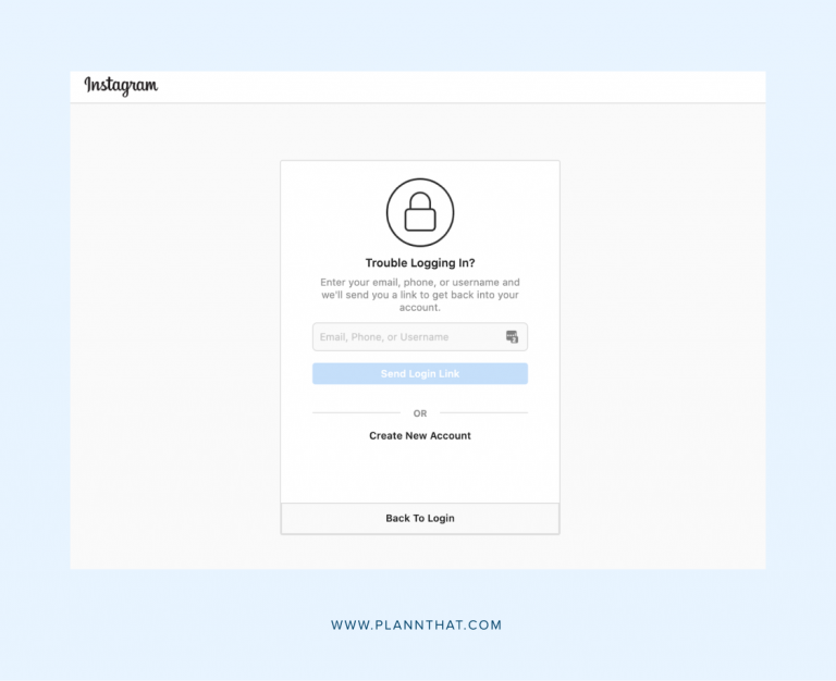 How To Reset Your Instagram Password In Less Than 5 Minutes – Plann by ...