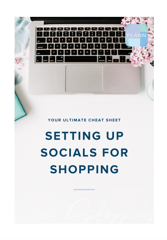 how to set up your socials for shopping