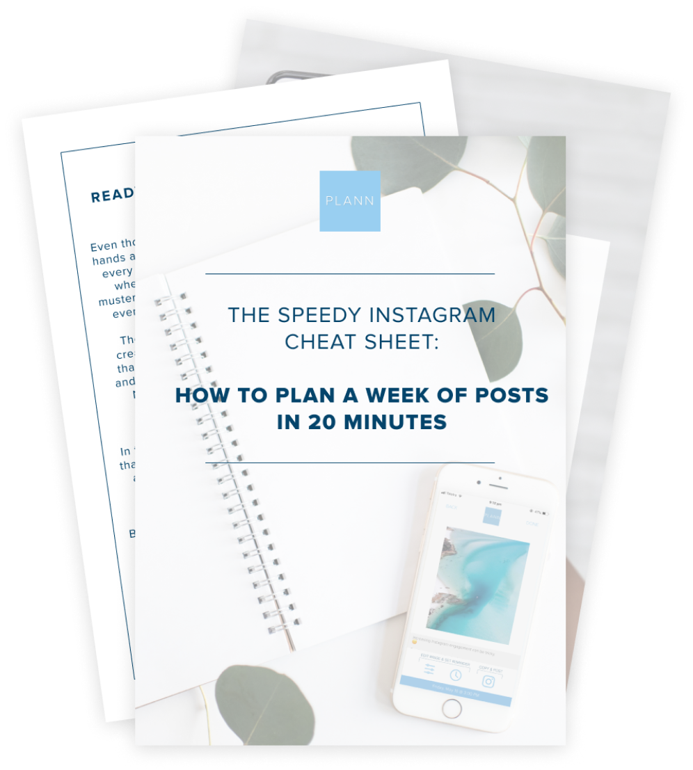 The Speedy Instagram Cheat Sheet