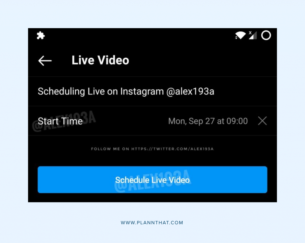 Instagram Scheduling Lives