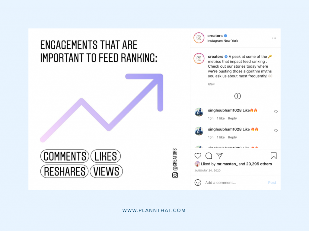 Metrics that grow - Comments 1