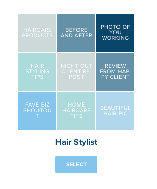 hair stylist content calendar