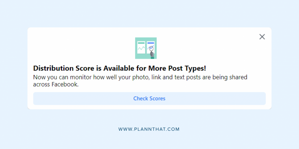 Facebook Distribution Scores