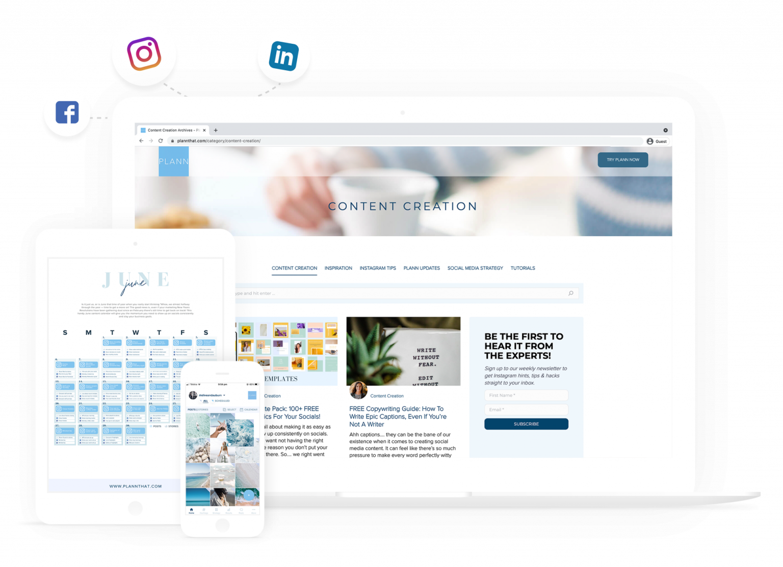 Sign-Up To Our Ultimate Social Media Mailing List – Plann by Linktree