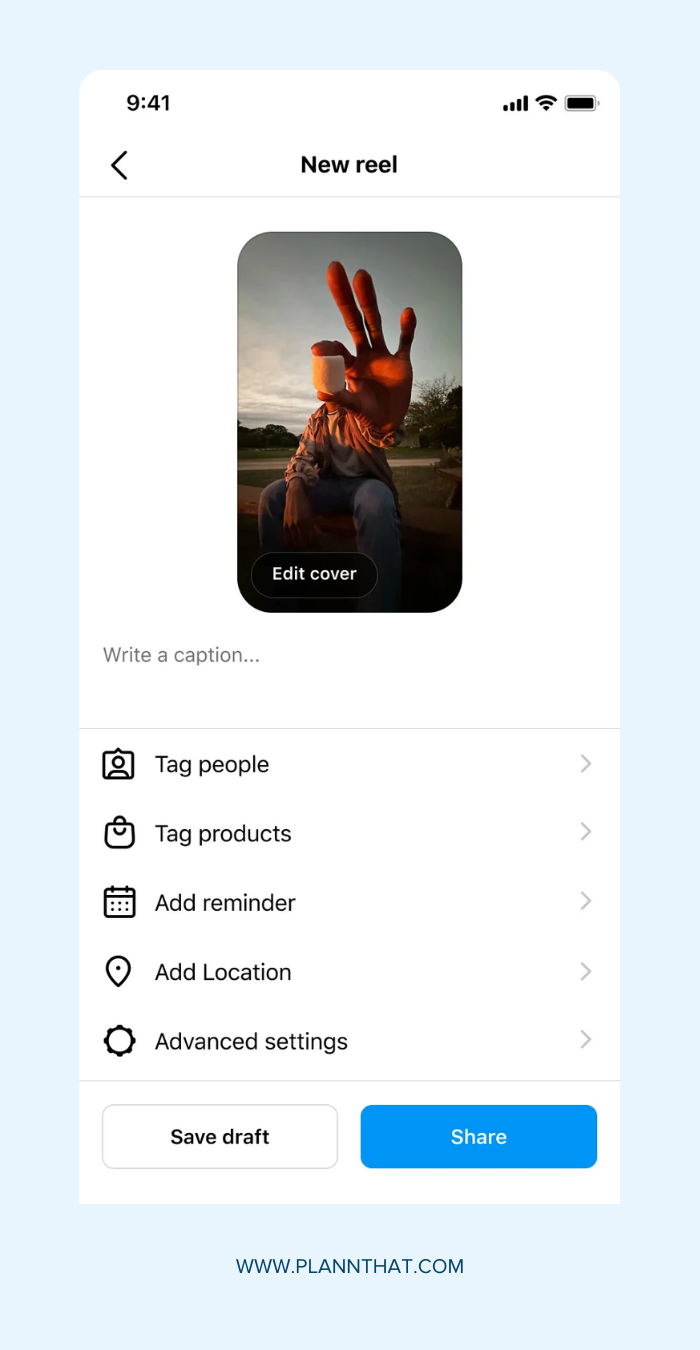 Screenshots showing the steps involved in adding music to Instagram videos.