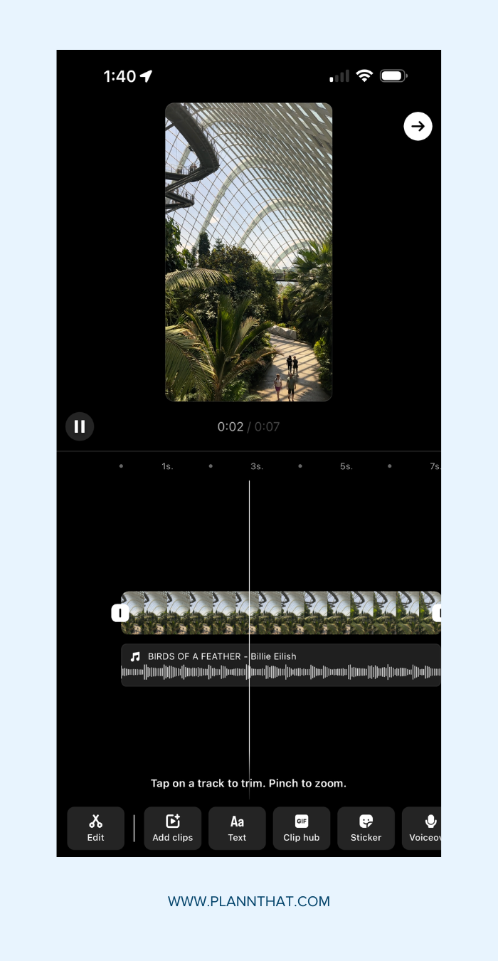 Screenshots showing the steps involved in switching from an Instagram Business to a Creator account.