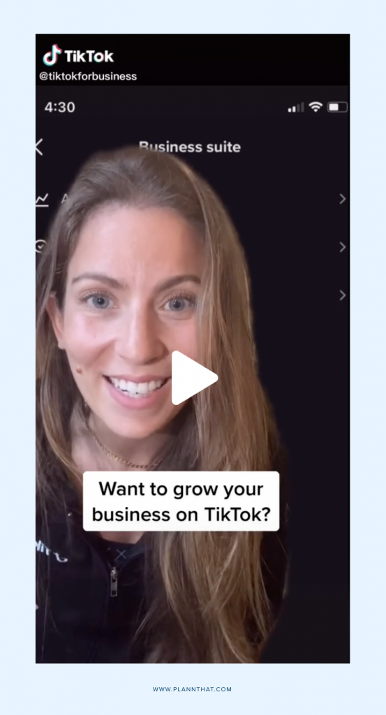 TikTok business marketing