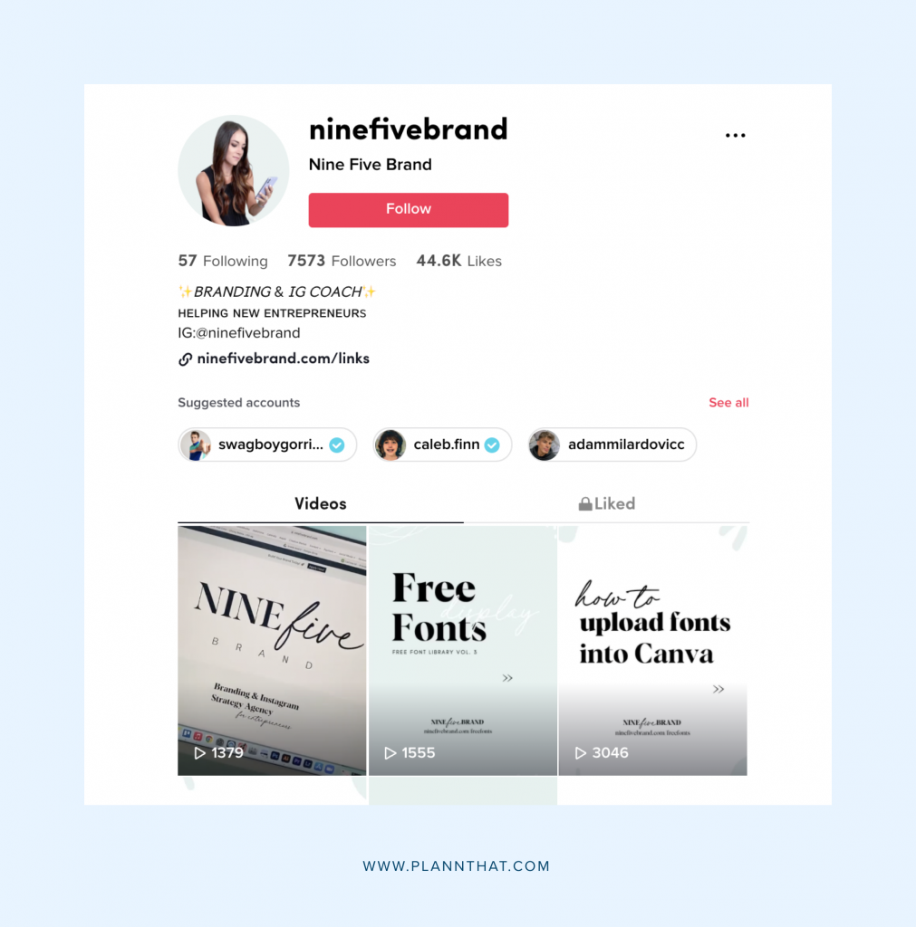 Give your TikTok profile a Makeover Nine Five Brand