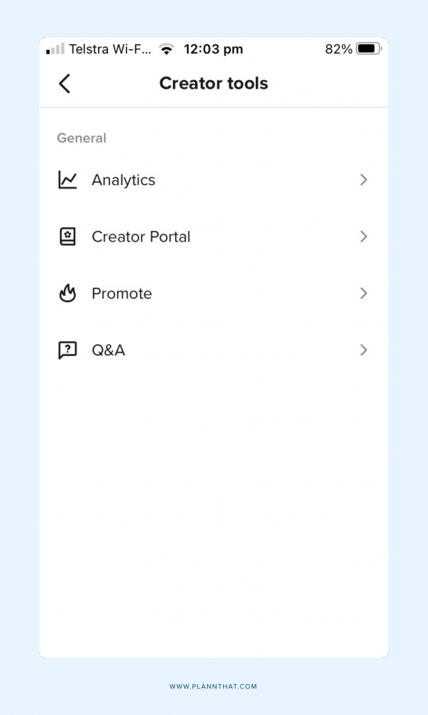 How to get analytics on TikTok