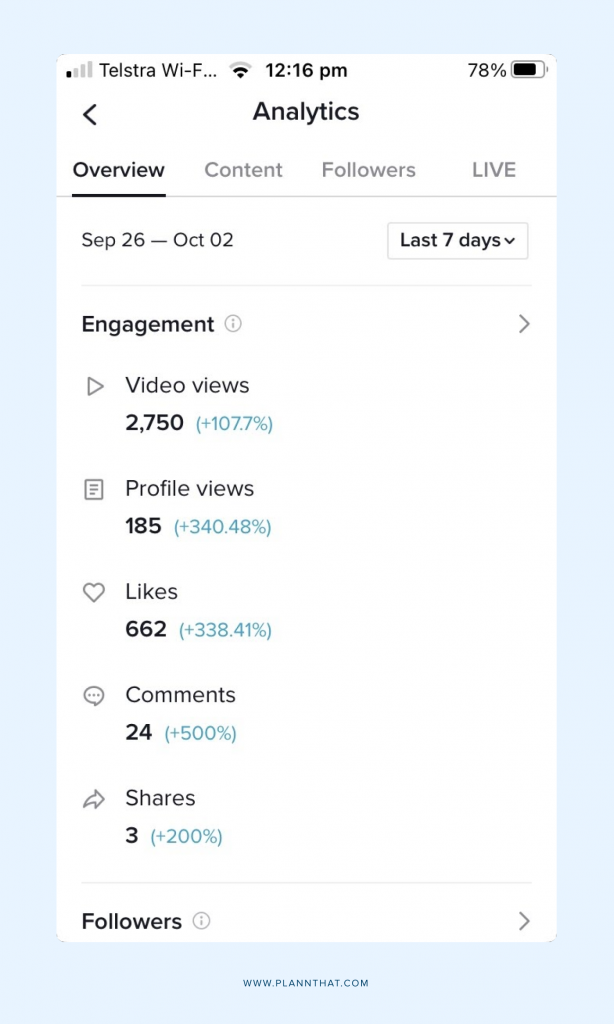 How to see your analytics on TikTok