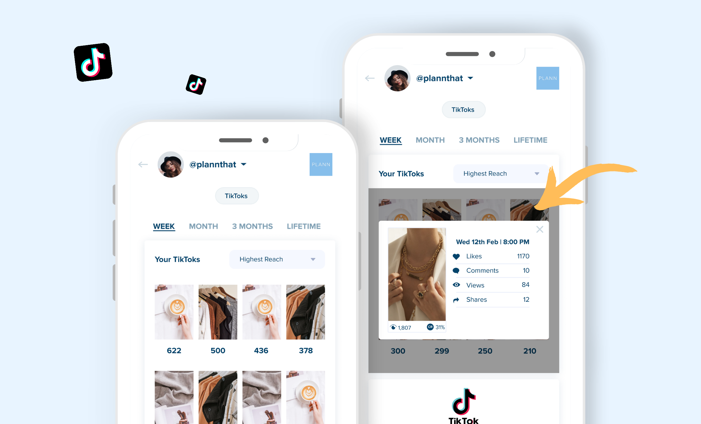 Plann TikTok Analytics App TikTok Analytics