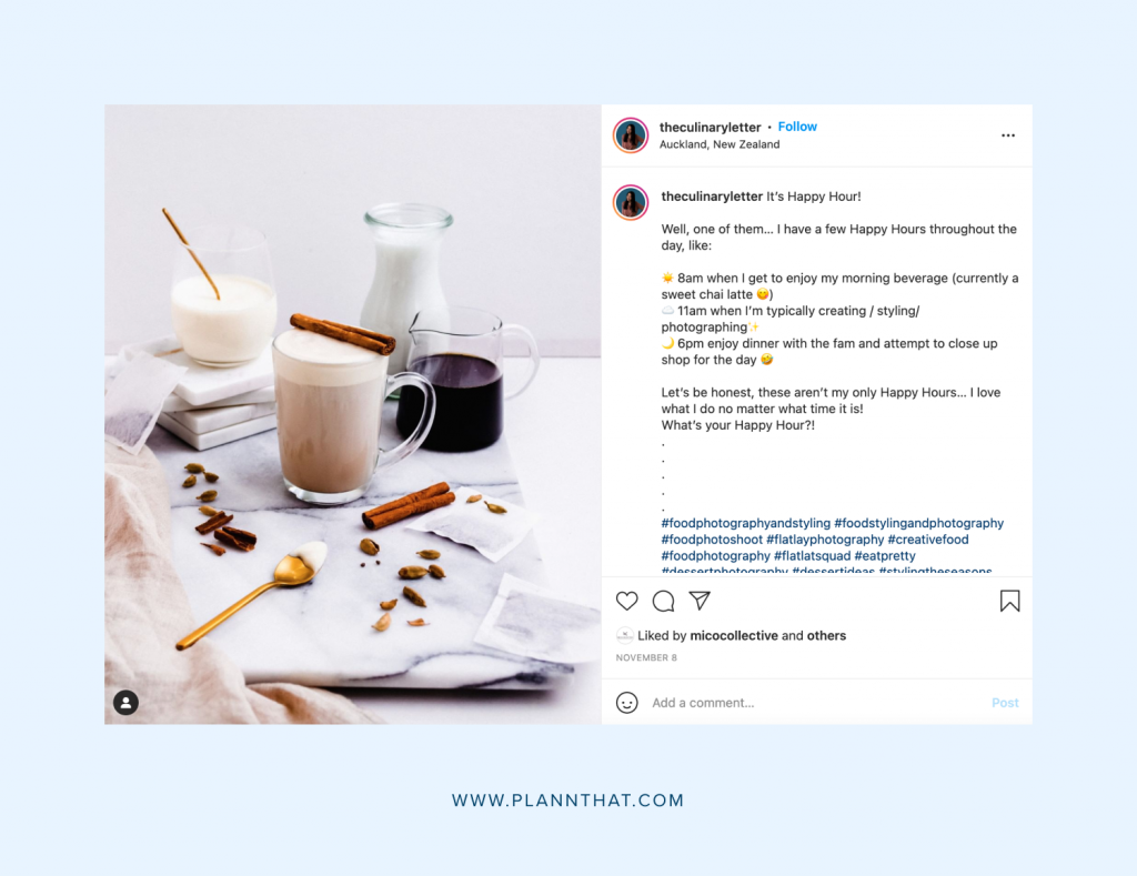 Talented Photographers Follow On Instagram The Culinary Letter