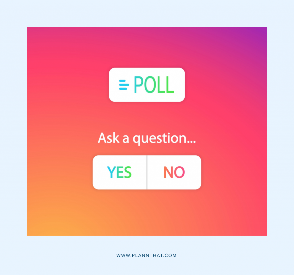 Instagram Stories Poll Sticker