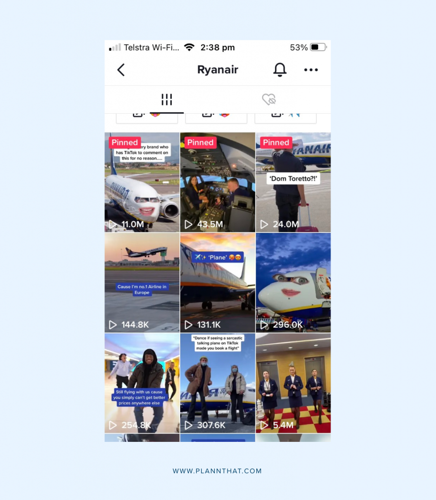 Brands Smashing It on TikTok Right Now RyanAir