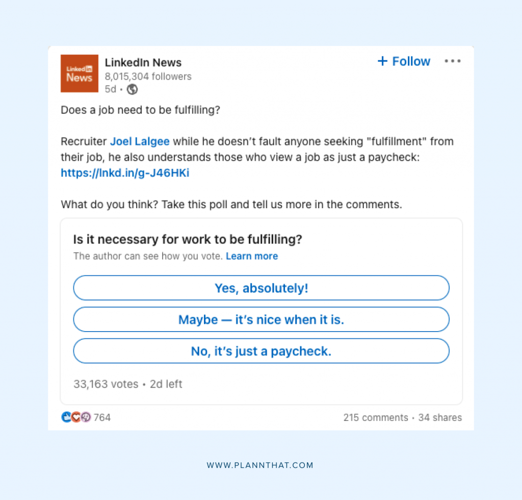 Engage Your Audience With LinkedIn Polls