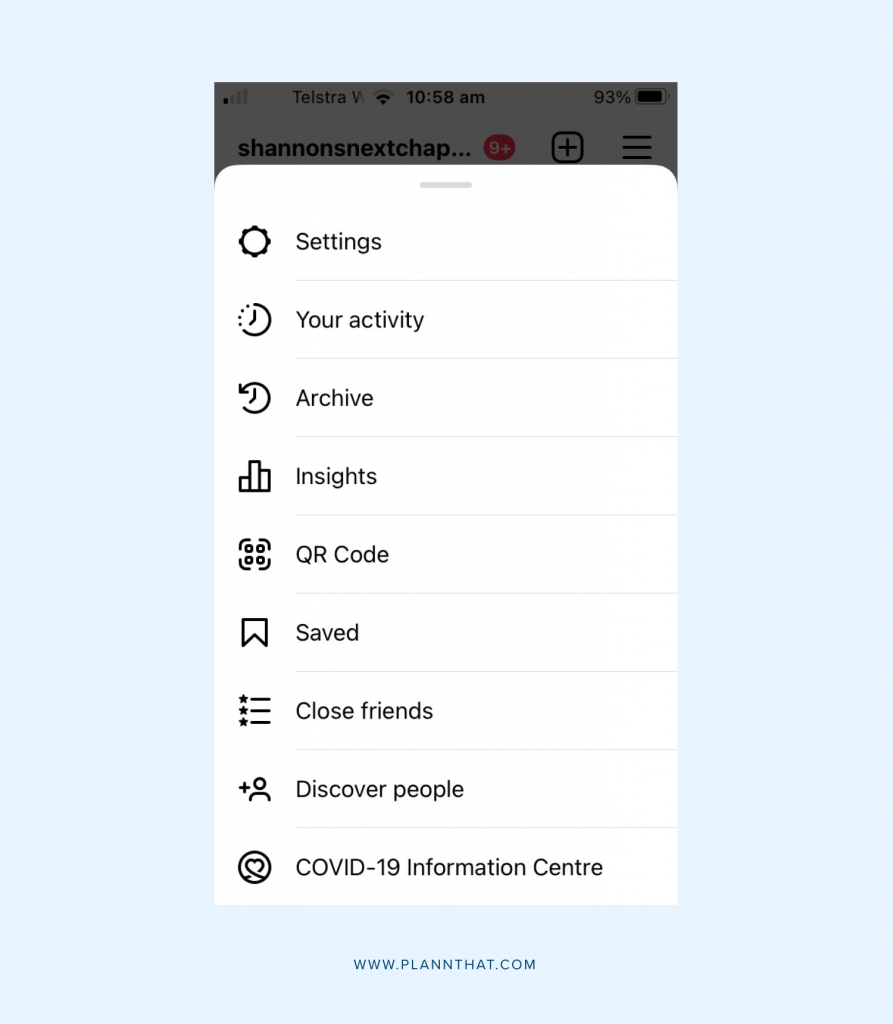 Where to find Instagram Stories Analytics 1